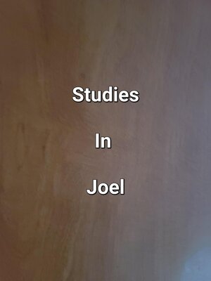 cover image of Studies In Joel